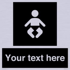 Custom information: black panel baby change